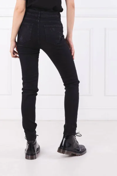 džínsy | skinny fit My Twin 	čierna	